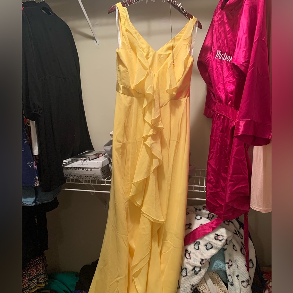 David’s bridal bridesmaid dress
